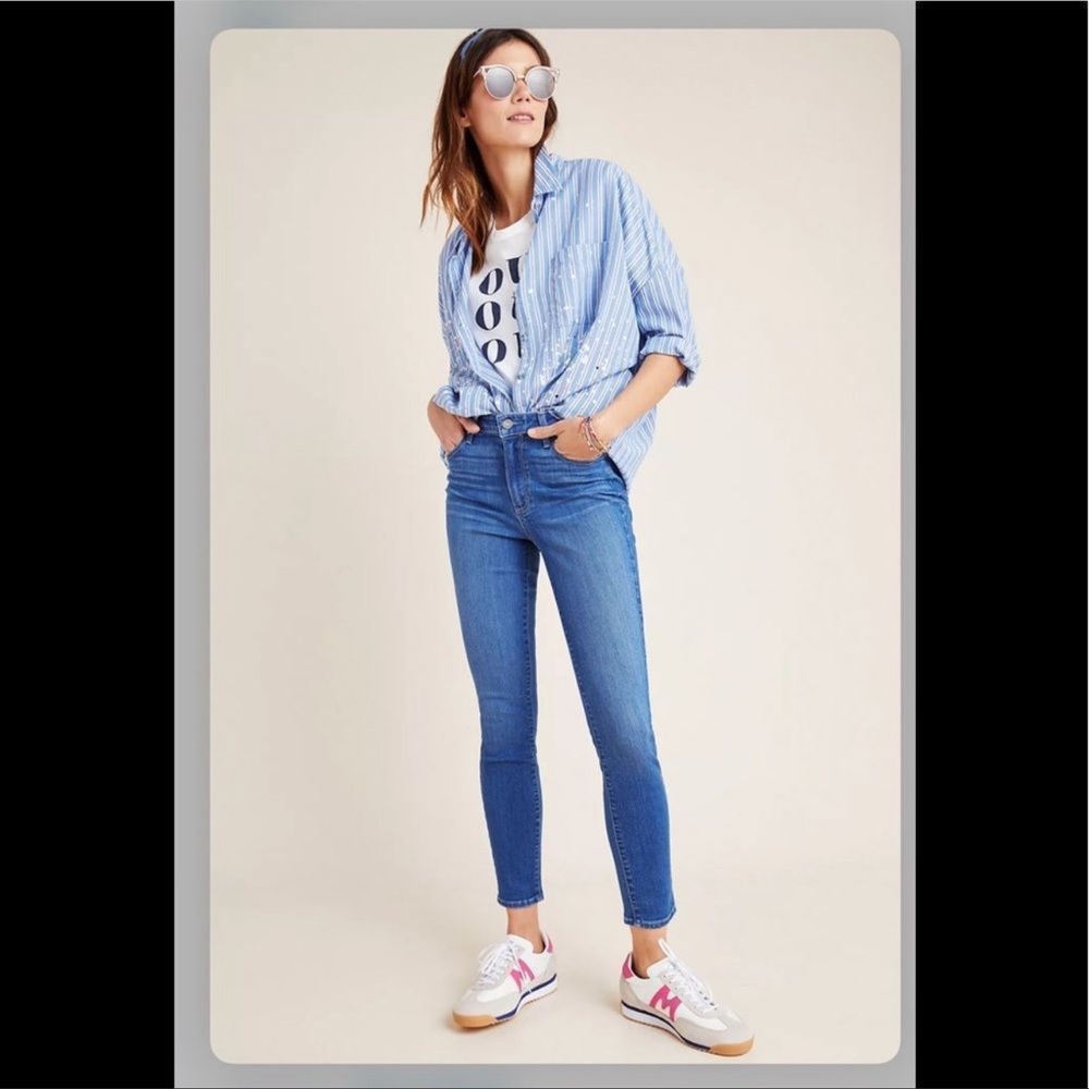Anthropologie + Paige Hoxton high rise Skinny Jean - 30